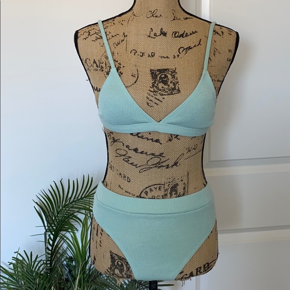 SHEIN Other - Shein Ribbed High Waisted Bikini